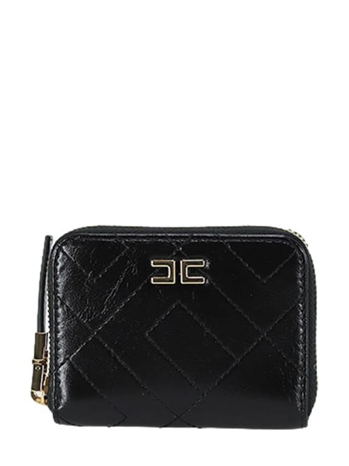 WALLET WITH LOGO ELISABETTA FRANCHI | PF87A52E2110 NERO